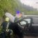 У Яремчі водій легкового авто в’їхав у підпірну стіну