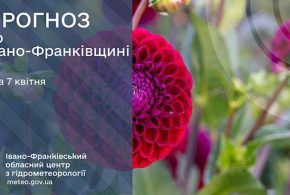 Прогноз погоди в Івано-Франківську на 7 квітня