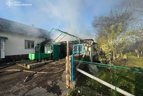 На Івано-Франківщині під час пожежі травмувався чоловік