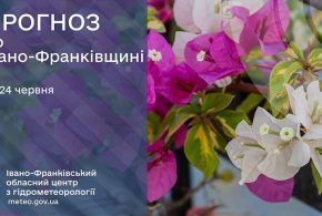 До 28° тепла: прогноз погоди у Франківську на 24 червня