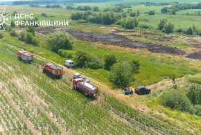 На Прикарпатті рятувальники ліквідували пожежу торфу