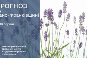 До 28° тепла: прогноз погоди в Івано-Франківську на 10 серпня