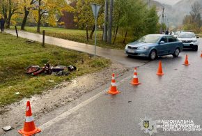 В аварії на Косівщині травмувалися 15-річний мотоцикліст та його одноліток-пасажир